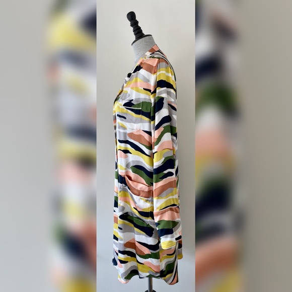 RARE Equipment Camo Silk Dress - Picture 4 of 8